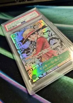 MONKEY D. LUFFY MANGA 2025 ONE PIECE JAPANESE ALTERNATE ART OP13-118 PSA 10 ✅ - Image 2