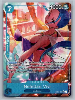 Nefeltari Vivi (Alternate Art) EB04-025 The Azure Sea's Seven One Piece Foil NM - Image 1