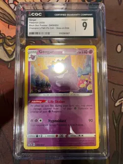 Graded CGC 9 Gengar SWSH052 SWSH: Sword & Shield Promo Cards Holo - Image 1