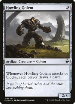 NM - Howling Golem [CMR - 316] Commander Legends - Image 1