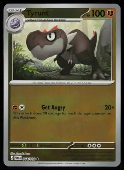 Tyrunt 044/088 Common Perfect Order Pokemon Reverse Holo Near Mint - Image 1
