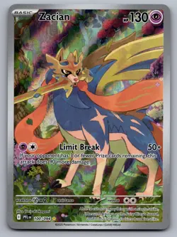 ZACIAN 100/094 ILLUSTRATION RARE PHANTASMAL FLAMES POKEMON NM - Image 1