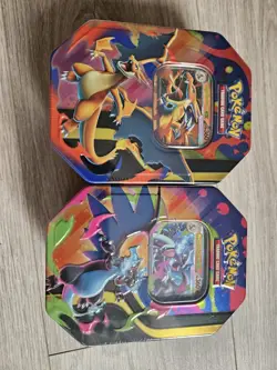 Charizard X & Y EX Tins - Set Of 2 - Pokemon TCG - Brand New And Originial Seal - Image 2
