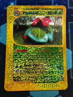 Pokemon Jumbo Box Topper Venusaur 4/12 Holo - Image 1
