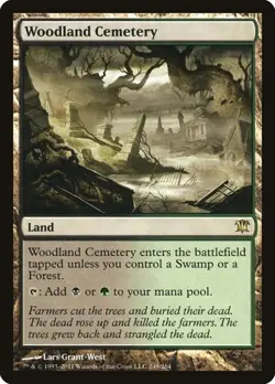 Woodland Cemetery Innistrad LP MTG - Image 1