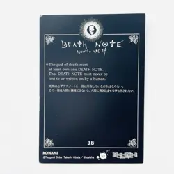 No.54 Light Ryuk Misa DEATH NOTE Trading Card Special Edition KONAMI 2007 TCG - Image 3