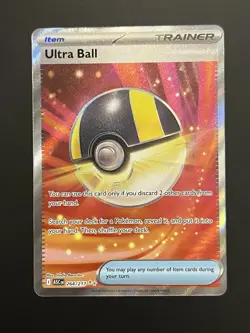 Pokemon Ultra Ball 264/217 ASC EN Trainer-Item Rare Full Art Holo Card - Image 1
