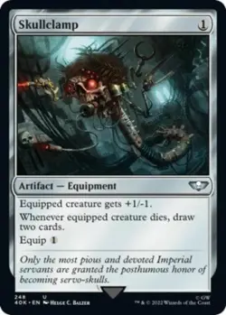 Skullclamp - Near Mint MTG Universes Beyond: Warhammer 40K - Image 1