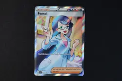 Fennel 162/086 Holo Shiny Pokemon TCG Trainer Card Black Bolt 2025 NEAR MINT - Image 1