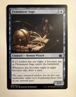 MTG Innistrad Midnight Firmament Sage 053/277 Magic the Gathering - Image 1