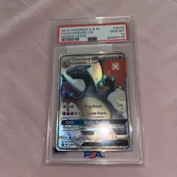 2019 Pokemon S & M Hidden Fates #SV49 FA Charizard GX PSA 10 GEM MINT - Image 5