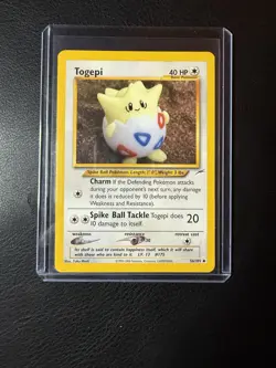 2002 Pokemon - Togepi #56/105 - Neo Destiny Unlimited - Uncommon - NM/LP+ - Image 2