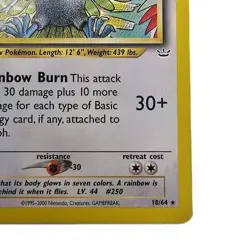 Ho-oh (18) - Neo Revelation (N3) Pokemon Tcg - Image 4