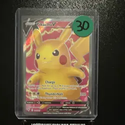 The Pokemon Company Pikachu V 170/185 Vivid Voltage Holo Full Art UR Eng HP 190 - Image 1