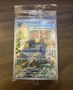 Pokemon TCG Charmander 044 SV Scarlet & Violet Promo Holo English 2023 60HP - Image 1