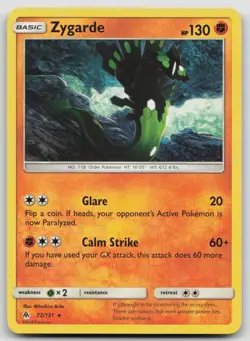 Zygarde 72/131 Forbidden Light Pokemon NM Rare - Image 1