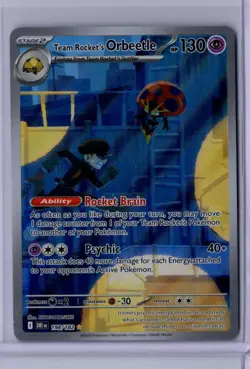 Team Rocket's Orbeetle - Pokemon Destined Rivals 198/182 - NM - Image 1