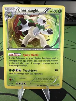 Pokemon TCG - 2014 Chesnaught 14/146 - XY Holo Rare - LP - Image 1