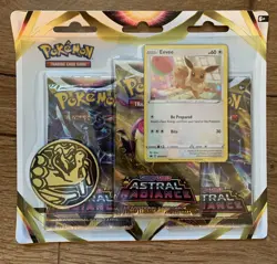 Astral Radiance 3 Pack Blister Eevee - Pokemon TCG - New & Sealed - Image 1