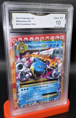 2016 Pokemon XY Evolutions M Blastoise EX Holo Ultra Rare #22/108 PSA 10 GEM - Image 3