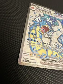 Pokemon TCG Gyarados ex Scarlet & Violet 225/198 Holo Ultra Rare HP Damaged - Image 5