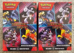 Pokemon SV10 Scarlet & Violet Destined Rivals 2x Booster Bundle 6 Packs Sealed - Image 1