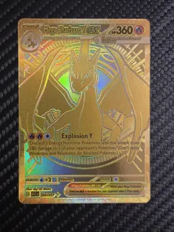 Mega Charizard Y EX 294/217 Gold Hyper Rare, Ascended Heroes, Pokemon TCG (NM) - Image 1