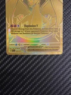Mega Charizard Y EX 294/217 Gold Hyper Rare, Ascended Heroes, Pokemon TCG (NM) - Image 5