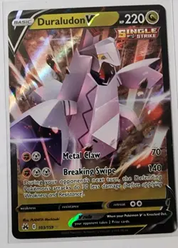 Pokemon TCG Duraludon V Crown Zenith #103/159 Full Art Holo Ultra Rare - Image 1