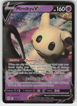 Mimikyu V Ultra Rare SWSH09: Brilliant Stars 068/172 Pokemon - Image 1