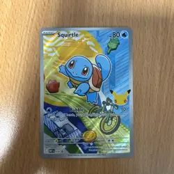 Pokemon Squirtle MEP 039 Holo First Partner Illustration Promo Near Mint - Image 1