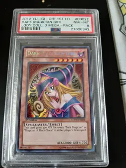 2012 Yu-Gi-Oh Dark Magician Girl 1st Edition Legend Collection 3 Mega Pack Psa 8 - Image 1