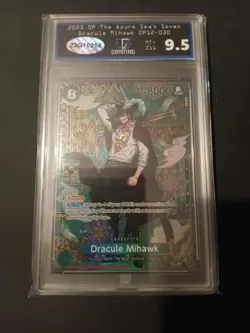 Dracule Mihawk OP12-030 SP Graded 9.5 - Image 1