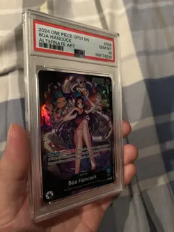 One Piece OP07 500 Years In The Future Boa Hancock Alternate Art PSA 10 - Image 3