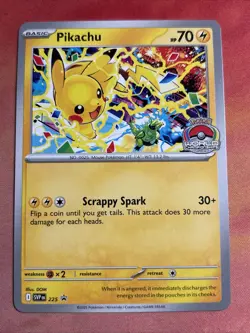 Pokemon Card - Pikachu 225 Pokemon World Championship 2025 Anaheim Promo - Image 1