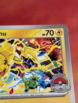 Pokemon Card - Pikachu 225 Pokemon World Championship 2025 Anaheim Promo - Image 3