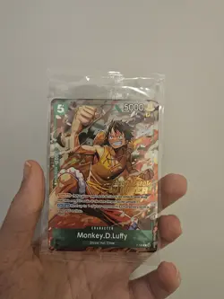 One Piece Card Game Monkey.D.Luffy Release Winner [op-16] Promo P-135 Sealed Eng - Image 3