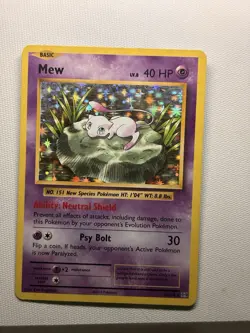 Pokemon TCG Mew Evolutions Holo Rare 40HP 53/108 English 2016 Card - Image 1