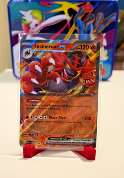Pokemon Card TCG: Incineroar EX TEF 034/162 - Temporal Forces Double Rare - Image 1