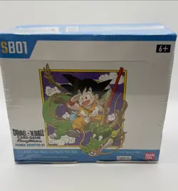 SEALED SB01 - DRAGON BALL FUSION WORLD CARD GAME MANGA BOOSTER SB01 ENGLISH BOX - Image 1