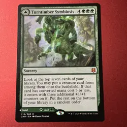 Turntimber Symbiosis/Serpentine Wood 215/280 Regular Mythic Zendikar Rising MTG - Image 1