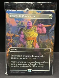 Magic The Gathering Swords To Plowshares Foil PSA Promo Sealed. - Image 1
