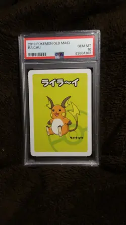 Raichu 2019 Pokemon Old Maid Japanese PSA 10 - Image 1