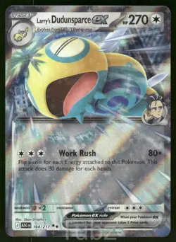 Larry's Dudunsparce ex 164/217 Double Rare Ascended Heroes Pokemon Near Mint - Image 1