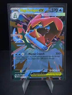 Mega Feraligator Ex 43/217 Holo Ultra Rare Ascended Heroes Pokemon TCG NM - Image 1