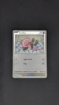 ME01: Mega Evolution #111/132 Stufful (Reverse Holo) - Image 1