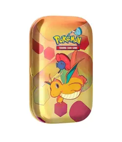 Pokemon TCG Scarlet and Violet 151 Mini Tin Dragonite Art - factory Sealed - Image 1