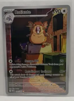 Pokemon Raticate 099/088 Illustration Holo Rare NM/Mint Scarlet & Violet - Image 1
