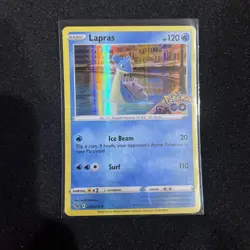 Pokemon TCG Lapras Pokemon Go 023/078 Holo Holo Rare - Image 1