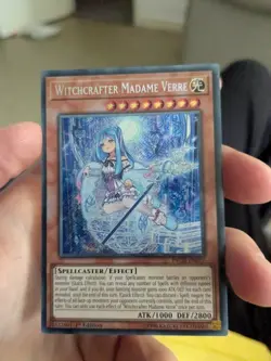 YUGIOH WITCHCRAFTER MADAMA VERRE SECRET RARE INCH-EN019 1ST EDITION - Image 1